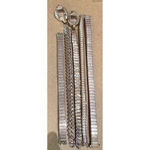 Vintage Watch Band Lot JB Champion Speidel Baldwin USA Stainless Expansion